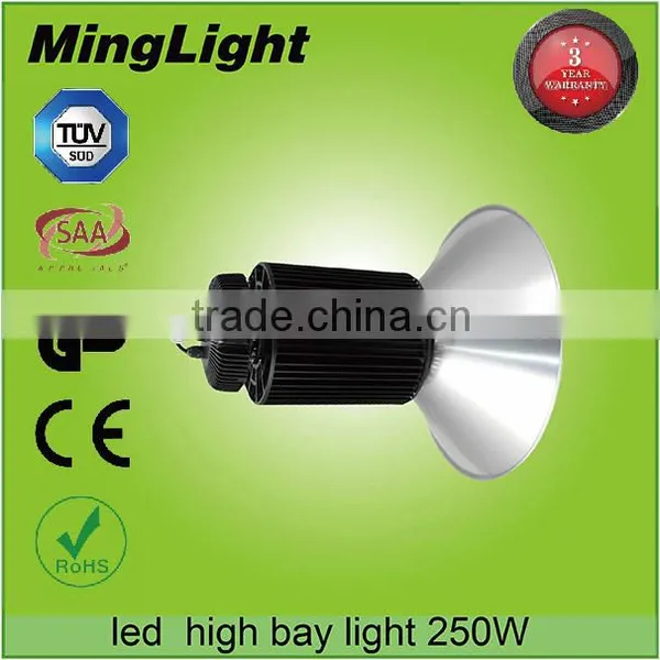 CE ROHS TUV SAA GS Listed IP65 Waterproof and Dustproof 5 Year Warranty 250W Led High Bay Light With MeanWell Driver photo-3