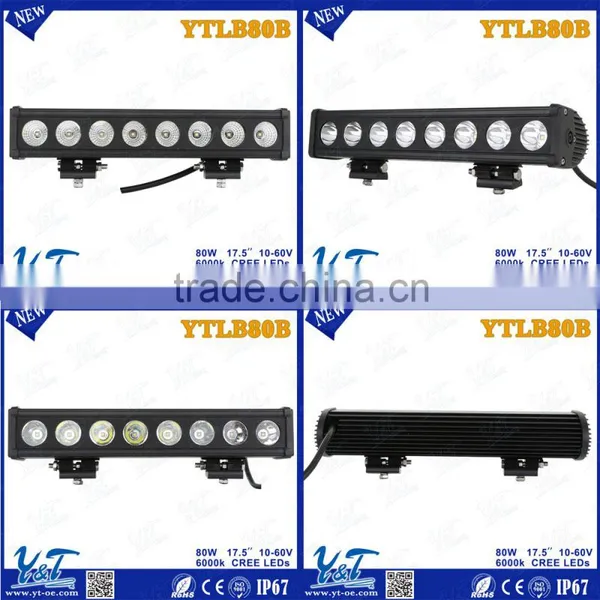 Combo Beam 80W Offroad Led Lamp Bar SUV Consumbles With Adjustable Mounting Brackets for JEEP photo-4