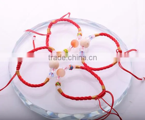 >>>2016 High Quality Fashion Stone Beads Red Rope Kids Women Men Bracelets&bangles/ photo-2
