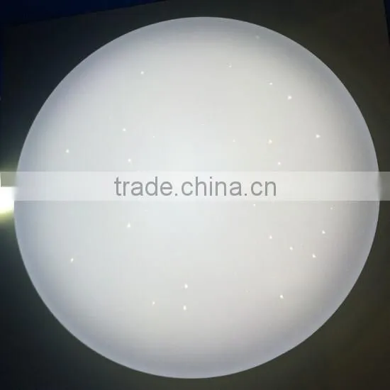 TIWIN 22W Warm White Star Effect Surface Mounted Acrylic Flush Ceiling Light in White photo-4