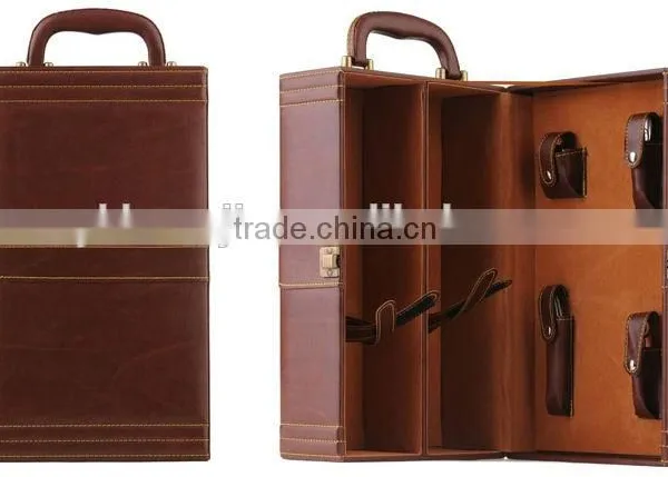 Leather Wine Box photo-3