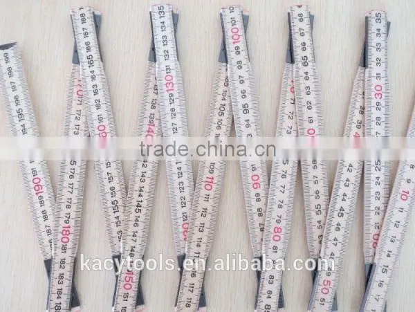 2 Metre Folding Ruler Promotional Wooden Folded Ruler photo-2
