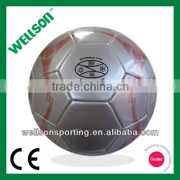Dark Grey Machine Sewn Synthetic PVC Football photo-4