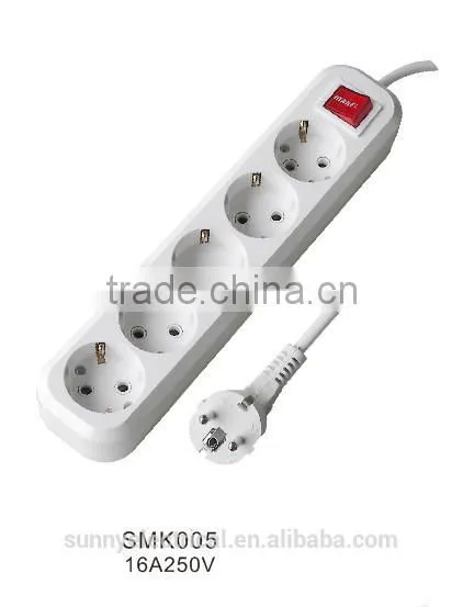 EU Best Price Extension Socket Electric Socket,4 Way Electric Socket,Shucko Electric Socket photo-3