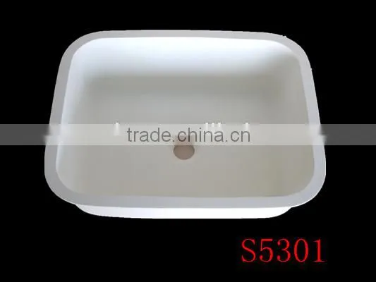 Single Bowl Single Tray Solid Surface Kitchen Sinks,aritifical Stone Single Bowl Kitchen Sink photo-4