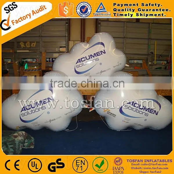 Advertising Inflatable Helium Balloon,inflatable Cloud Sky Balloon With Logo F2062 photo-3