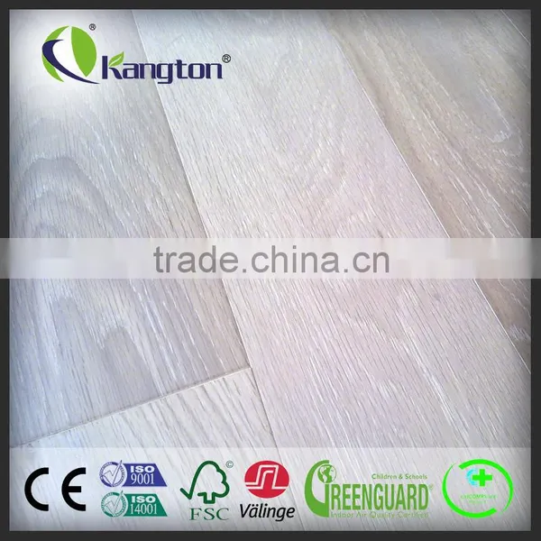 14/3mm Oak Washed Brushed Engineering Wood Flooring photo-3