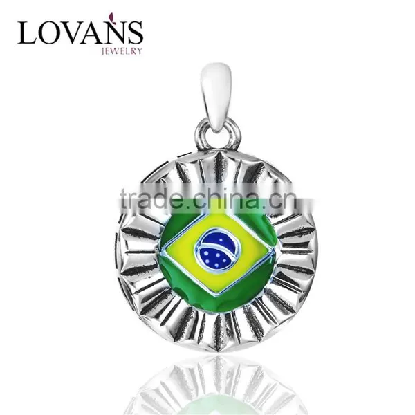 2016 Rio Olympic Gift Sterling Silver Necklace Pendant photo-2