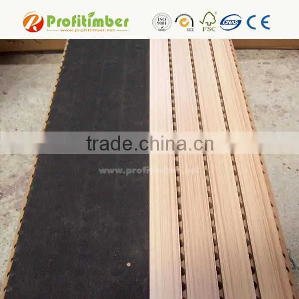 Sound Proof Celotex Board MDF Slotted Acoustic Panels for Studio photo-6