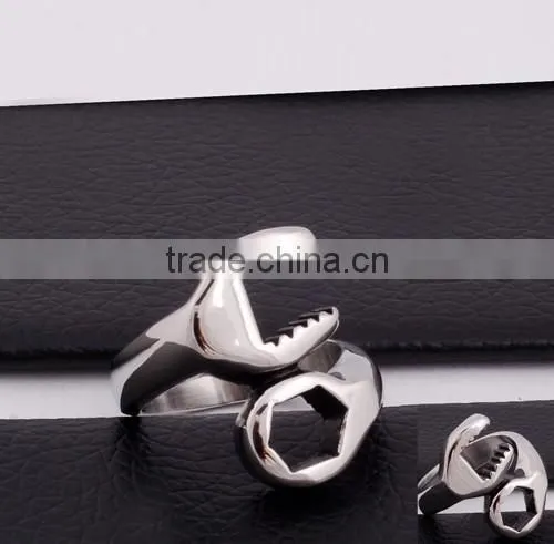 Fashion Cute Stainless Steel Rose Gold Diamond Ring photo-3