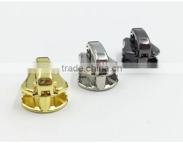 Black Zinc Alloy Customized Logo Zipper Slider photo-6