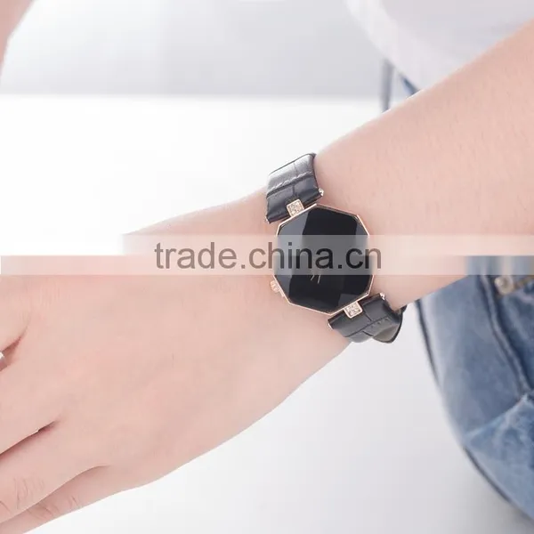 New Models From Doris Watch Octagon Case Colorful Leather Band Brand Your Own Women Luxury Watch photo-3