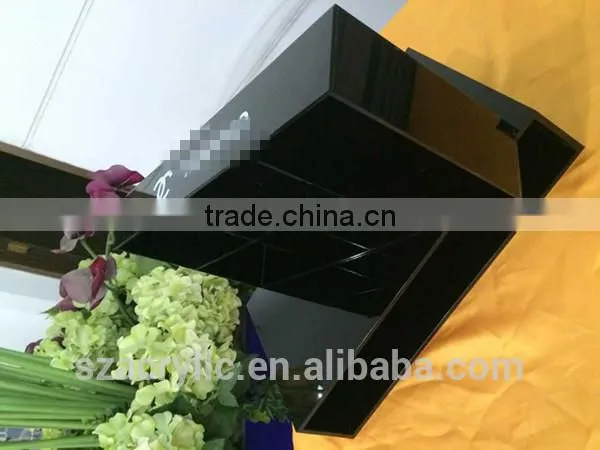 Custom Black Acrylic Organizer Box photo-2