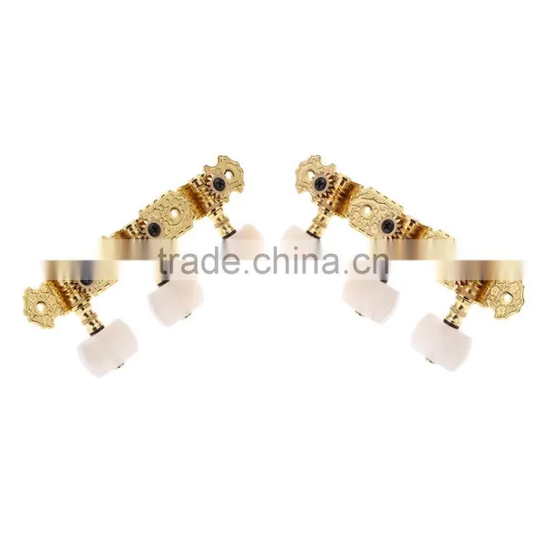 2pcs(Left + Right) Classical Guitar Tuning Key Plated Peg Tuner Machine Head String Tuner photo-4