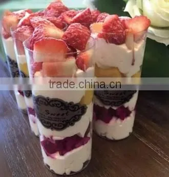 YC-10 10oz Food Grade PS Material Airline Cup Juice Cup Ice Cream Cup Fruit Cake Cup photo-2
