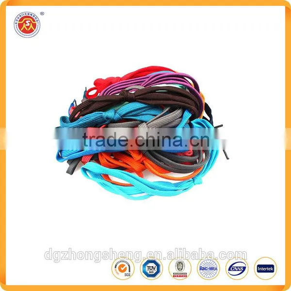 Colorful Flat Shoelaces With Metal Tips Custom Logo Shoelace Charms Shoelace photo-5
