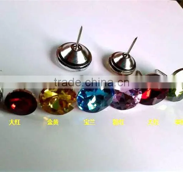 New Coming Trendy Style Crystal Rhinestone Button 22mm With Good Offer photo-6