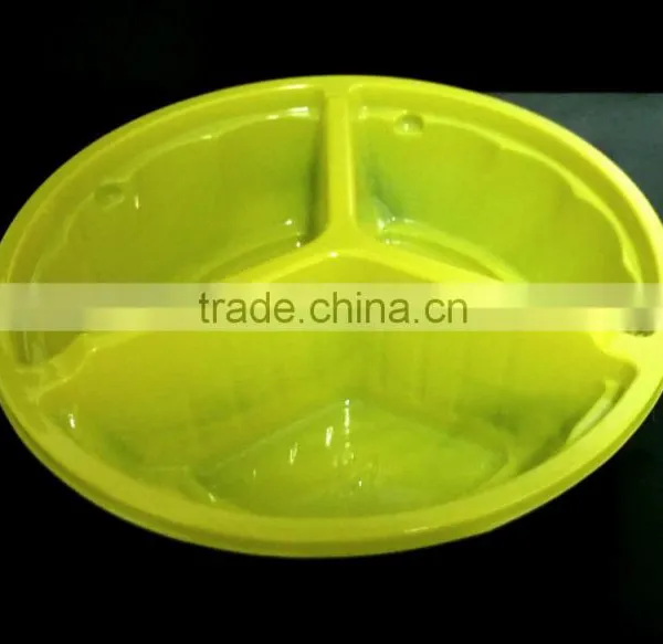 High Quality Take-away Food Container With Lid 3 Compartment photo-4