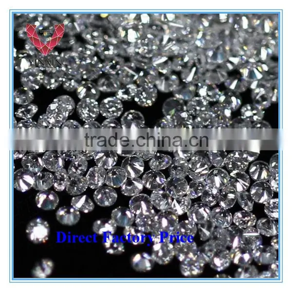Brilliant Machine Cut Round 1.50mm White CZ Gold Star photo-3