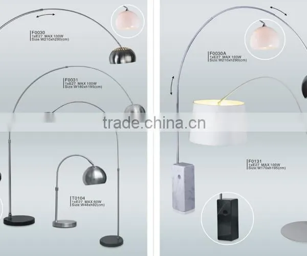 Arm Adjustable Wooden Metal Table And Floor Lamp Set photo-2