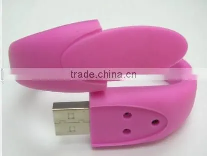 2016 Wholesale Soft Fashion 4GB Silicone Usb Bracelet photo-6