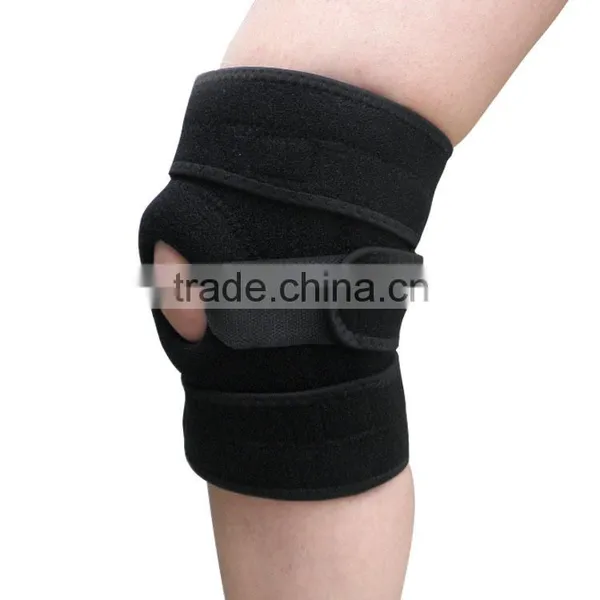 Custom Heat Transfer Printing Black Adjustable Neoprene Knee Brace photo-6