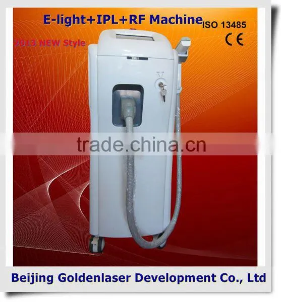 2013 Laser Tattoo Removal Slimming Machine 2.6MHZ Cavitation E-light+IPL+RF Machine Pl Uv Light Medical