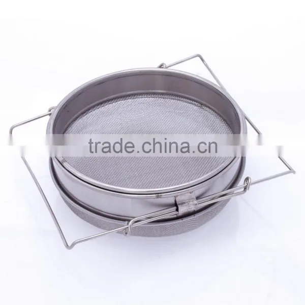 Food Grade Stainless Steel Double Honey Strainer / Filter / Sieve photo-2