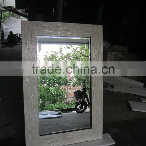 Sophisticated Design Mirror Frame With Mother of Pearl Inlaid Made in Vietnam photo-4