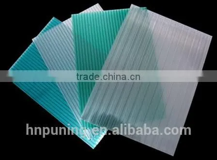 Ten Years Warrenty Waterproof Plastic Polycarbonate pc Hollow Sheet for Greenhouse/roofs/walls photo-5