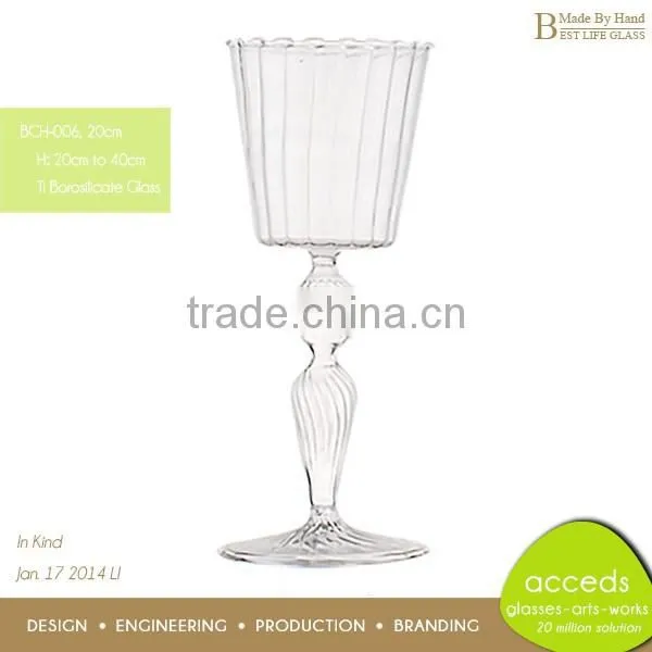 Crystal Novelty Ti-Borosilicate Cheap Wedding Favor Candle Holders photo-4