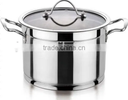 Stainless Steel Induction Bottom Soup Pot 24cm photo-4