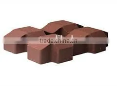 Standard Size of Clay Brick for Parking Lot/ Square Tile in High Quality photo-2