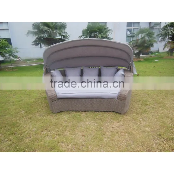 Outdoor Garden Daybed With Adjustable Canopy photo-5