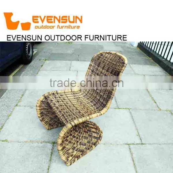 Hot Selling Stackable Outdoor Garden Wicker Rattan Chair photo-6