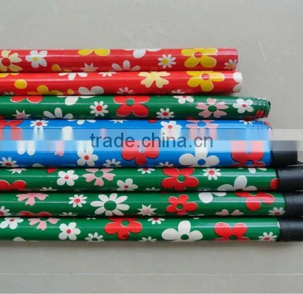 PVC Coated Long Wooden Broom Sticks photo-2