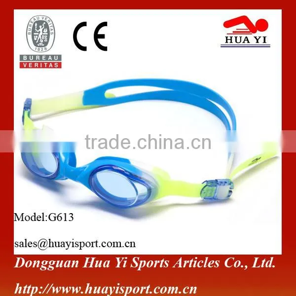 One Peice Top Flexible Logo Printed for Kids Swimming Goggles photo-6
