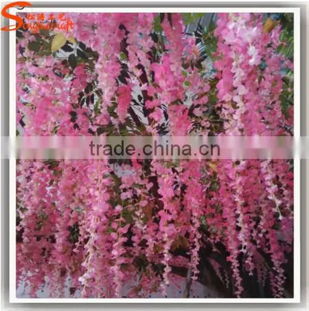 New Design Indoor Life Size Artificial Trees Plastic Cherry Blossom Branches for Wedding Decoration Cherry Tree photo-4