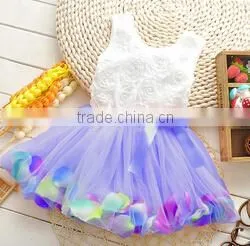 2015 New Design Little Baby Girl Dance Costumes Dress Fashion Baby Dress Baby Party Clothes Newborn Dress for Girl photo-4