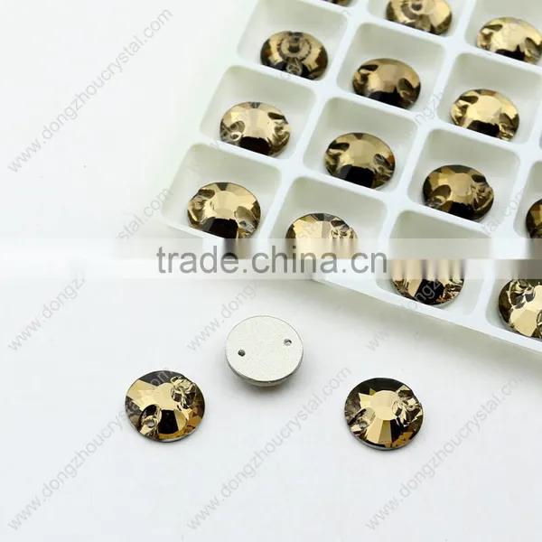 Hot Hot Hot! Fine Cut! Fine Transparency! Dongzhou High Quality Crystal Sew on Round Stones photo-2