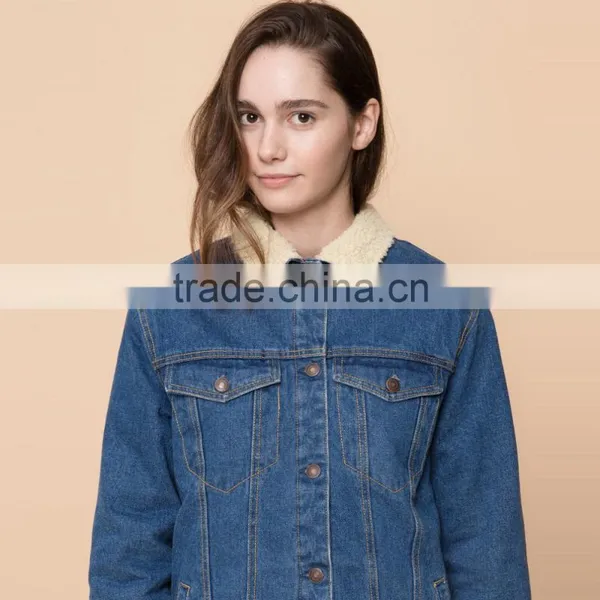 China Factory Fleece Padded Winter Jacket Overcoat for Women photo-3