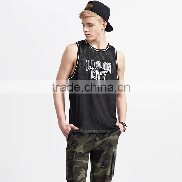 Trendy Printed Wholesale Polyester Tank Tops