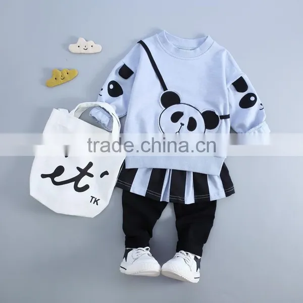 2016 Autumn Baby Girl Clothing Set Wholesale Children's Boutique Clothing photo-4