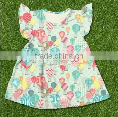 2017summer Outfit Girls Tunic Clothing Wholesale Ruffle Dress Kids Clothing Baby Clothes photo-2