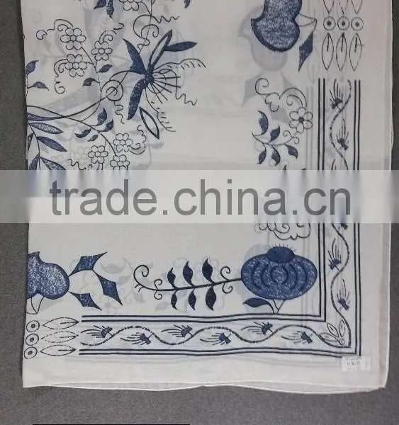 WHOLESALE LADY FASHION SILK COTTON SCARF