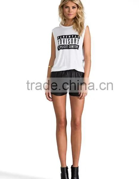 Blank White Tank Top photo-2