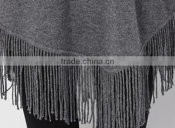 Hot Sale Winter Women Stylish Polyester Long Pullover Sweater With Fringe photo-6