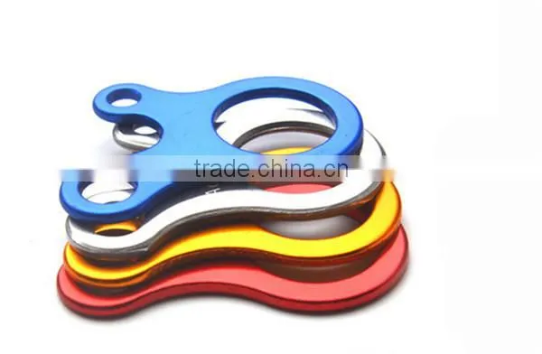 3 Hole EDC Survival Buckle Knotting Buckle Multi-purpose CNC Aluminum Alloy Rope Tensioner Outdoor Knotting Tools photo-2