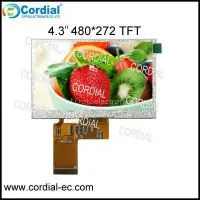 4.3 Inch 480x272 TFT LCD MODULE CT043BLI11, Optional With Resistive and Capacitive Touchscreen
