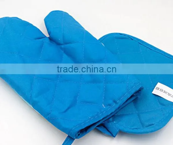 Christmas Style Cotton Kitchen Oven Glove Kitchen Printed Cotton Insulation Pad Two-piece Insulation Gloves GVJMX01 photo-5
